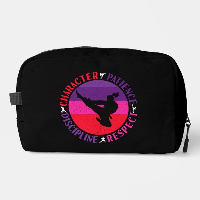 Neceser Artes Marciales Valores Fundamentales - Karate (Anverso)