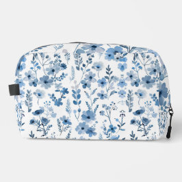 Neceser Artículos de aseo Blue French Floral