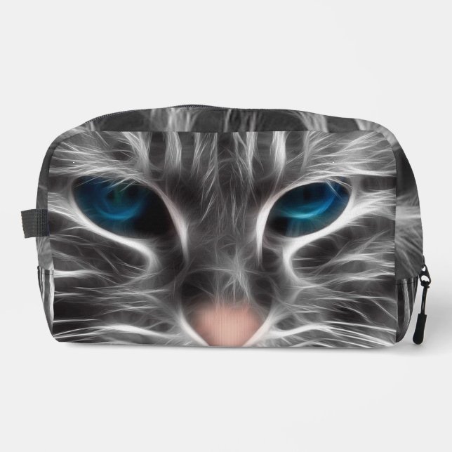 Neceser Asombrosa cara de gato de ojos azules (Anverso)