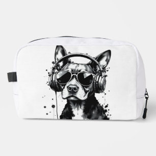Neceser Auriculares Guay Dog Mascotas cortos Tinta blanca 