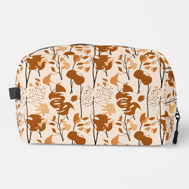 Neceser Autumn Botanical Leaves Minimalist  (Anverso)