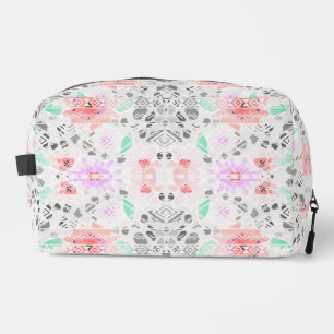 Neceser Azteca floral de color pastel