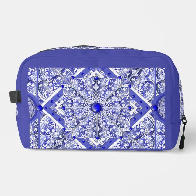 Neceser Azul cerámico de Grecia (Anverso)