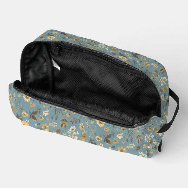 Neceser Azul floral (Abierto)