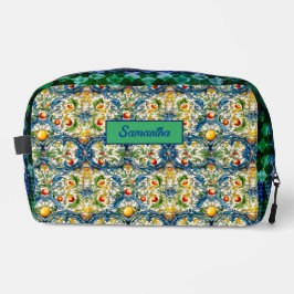 Neceser Baldosas azules de cítricos mediterráneos de Sicil