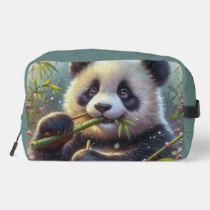 Neceser Bambú de oso panda adorable