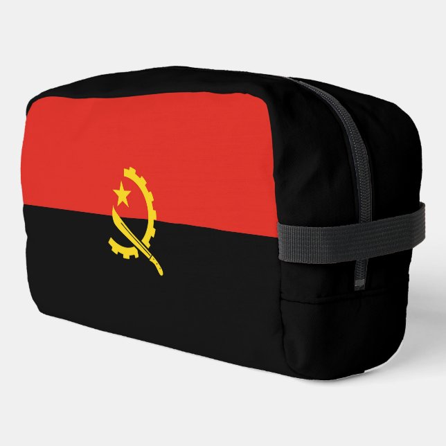 Neceser bandera de Angola (Esquina izquierda)