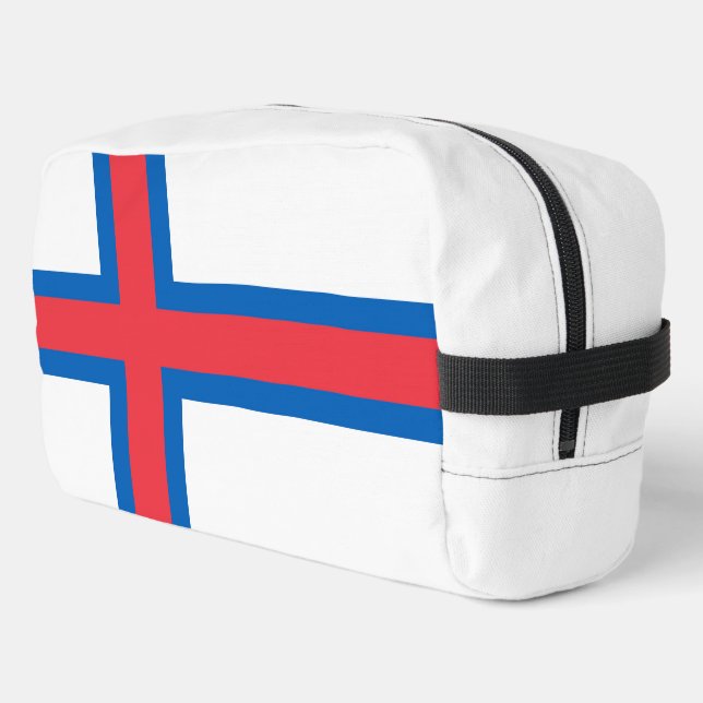 Neceser bandera de Islas Feroe (Esquina izquierda)