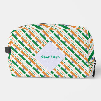 Neceser Bandera de la India Personalizada para Viajes en B