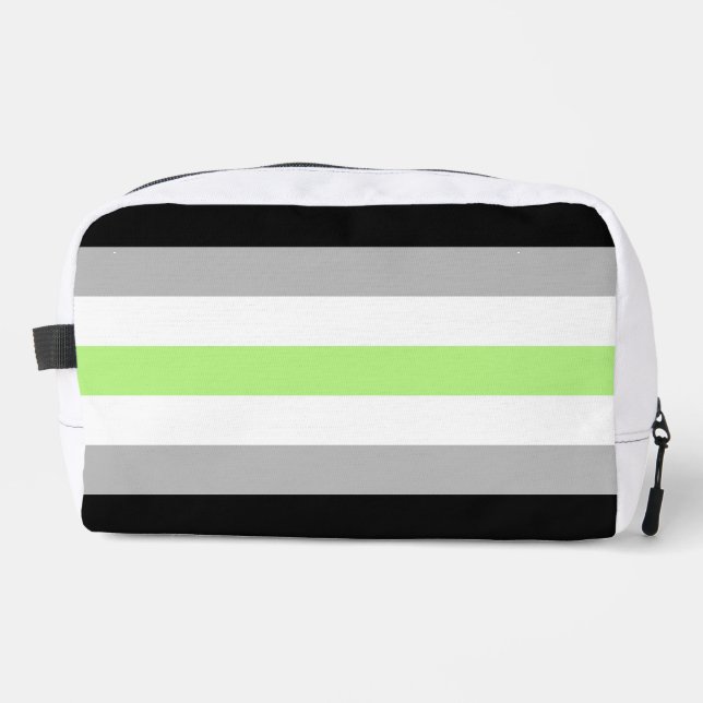 Neceser Bandera de Orgullo Agender – Identidad Agender LGB (Anverso)