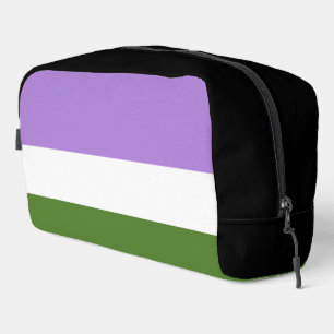 Neceser Bandera de orgullo genderqueer de SlipperyJoe lava