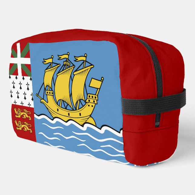 Neceser Bandera de San Pedro y Miquelón (Esquina izquierda)