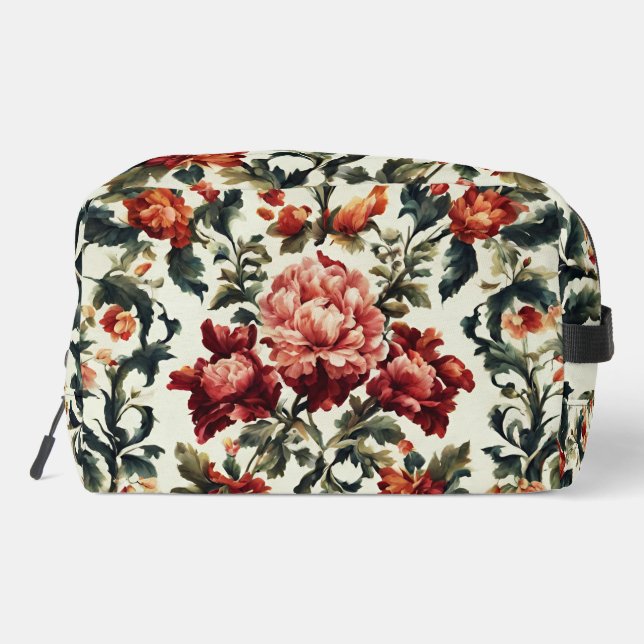 Neceser Barroco italiano. Flores y hojas de moda (Reverso )