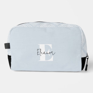Neceser Bebé Azul Moderno Minimalista Monogramado