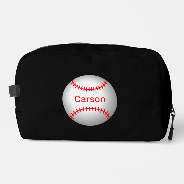 Neceser Béisbol personalizado con tintas rojas (Anverso)