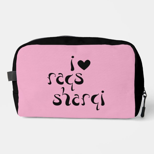Neceser Bellydance "I love Raqs Sharqi" Make Bag (Anverso)