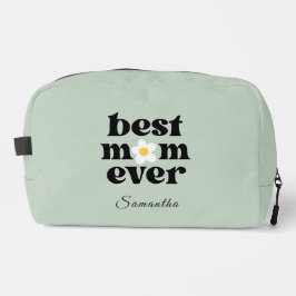 Neceser Best Mom Ever Sage Green Personalized Mother's Day