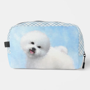 Neceser Bichon Frise Tenerife Pintando Arte De Perro Blanc