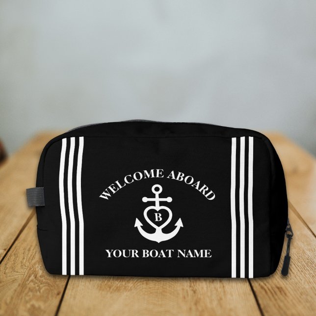 Neceser Bienvenida a bordo Ancla Cardíaca Nombre de barco  (Subido por el creador)