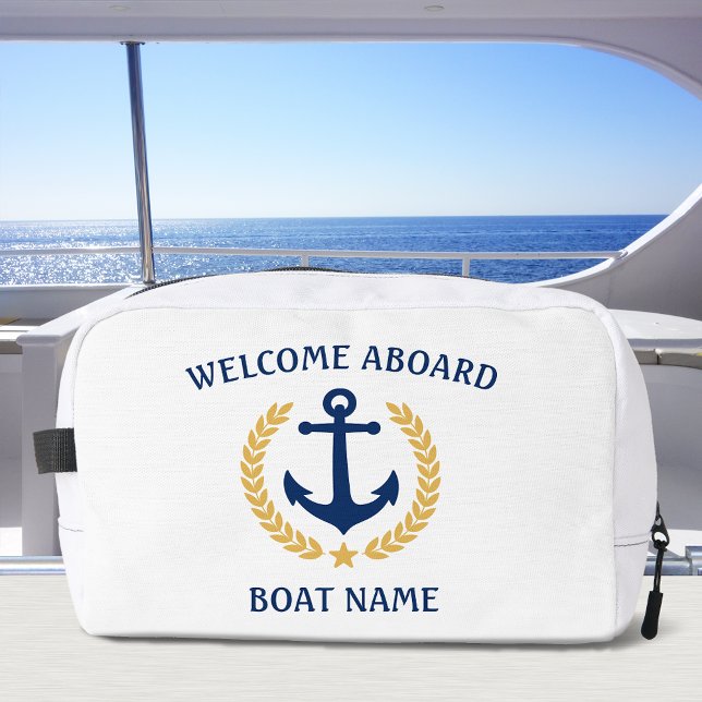 Neceser Bienvenida a bordo Nombre del barco Anchor Estrell (Subido por el creador)