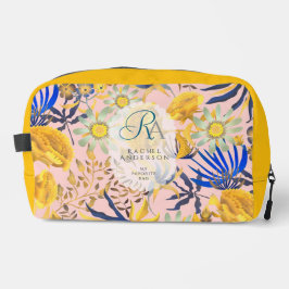 Neceser Blooming Mystical Floral Monogram Beige