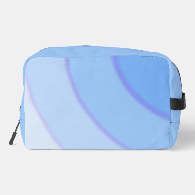 Neceser Blue Circular Swirls sombrío (Reverso )