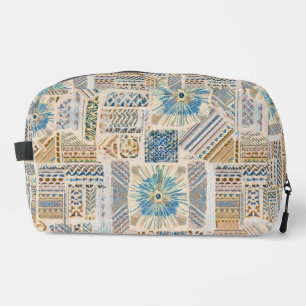 Neceser Blue Mandala Patchwork Toiletry Bag