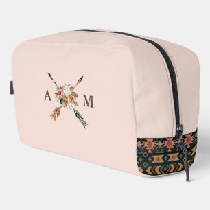 Neceser Boho Blooms y Flechas Monogramado