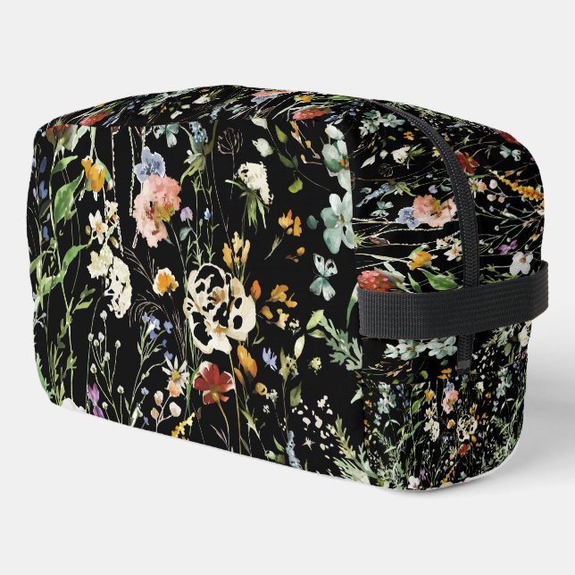 Neceser Boho Wildflower Watercolor Spring  Flower (Esquina izquierda)