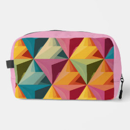 Neceser Bold Geometric Triangle Pattern 
