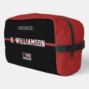 Neceser Bombardero de bandera roja delgada personalizado