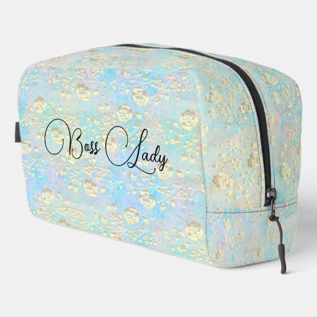 Neceser Bosque Lady Gold Floral sobre Pasteles (Esquina derecha)