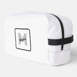 Neceser botón Nombre inicial de Personalizado simple