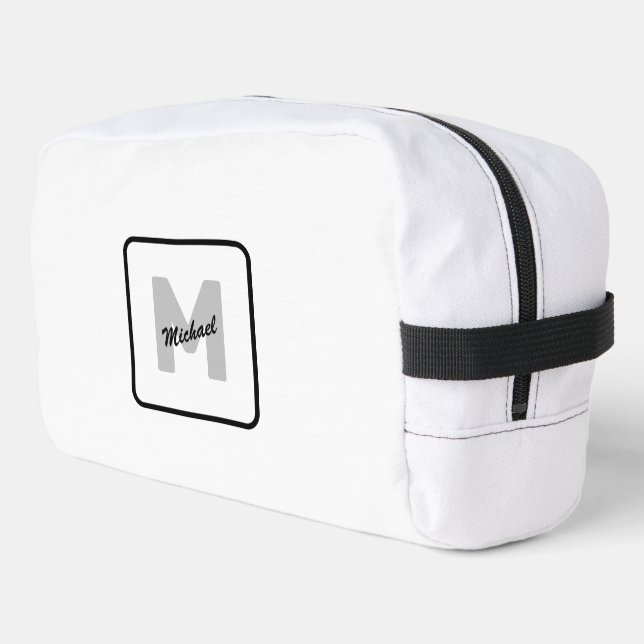 Neceser botón Nombre inicial de Personalizado simple (Esquina izquierda)