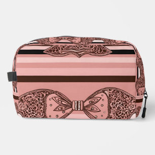 Neceser Bow Ties en arte rosa de IA