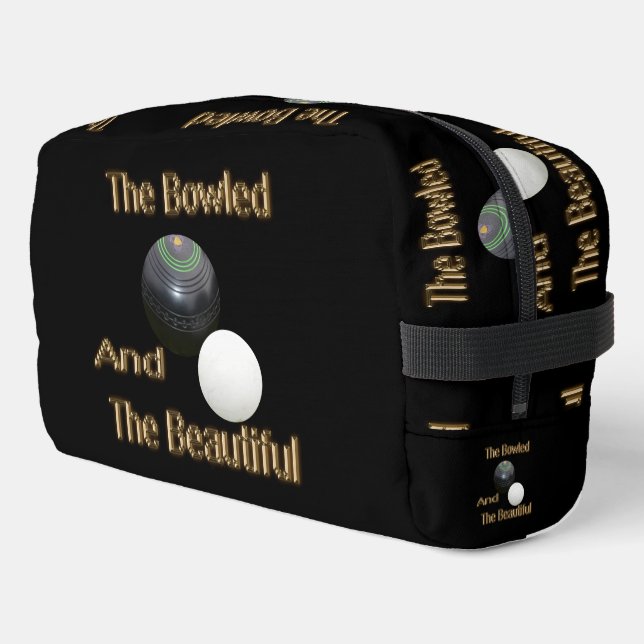 Neceser Bowling De Césped Y Bonito Gracioso, (Esquina izquierda)