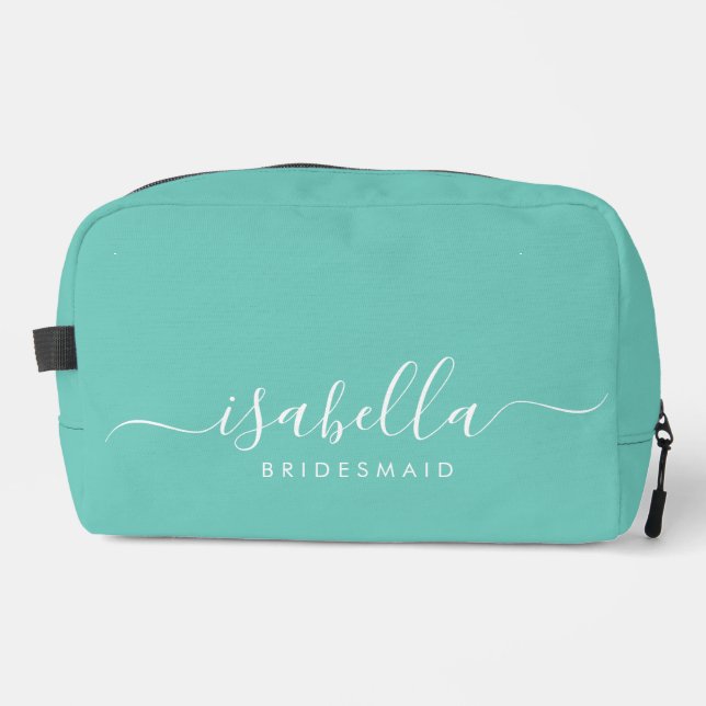 Neceser Bridesmaid Gift Blue Aqua (Anverso)