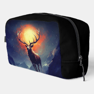 Neceser Buck De Montaña Corriendo De Un Fuego Incendiable