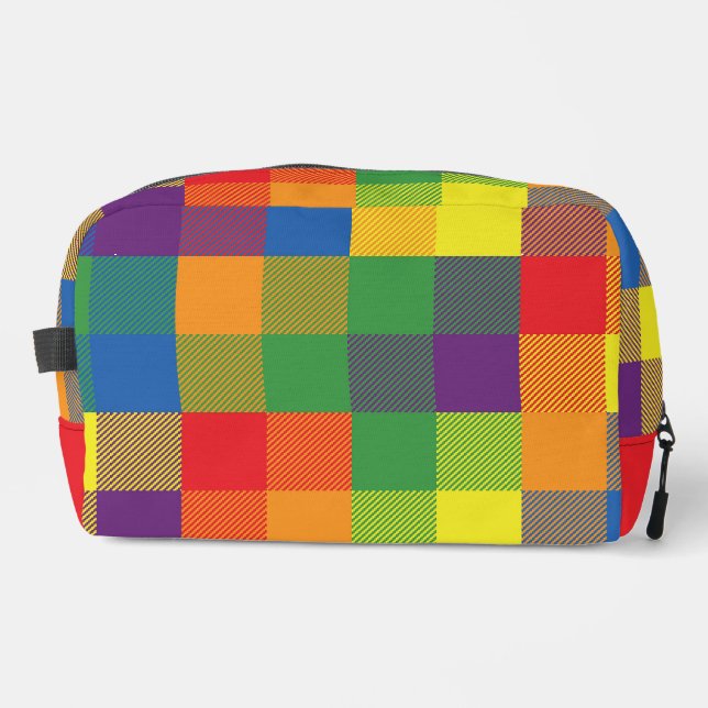 Neceser Búfalo arco iris Comprobar la bandera del Orgullo  (Anverso)