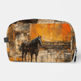 Neceser Caballo majestuoso al atardecer abstracto