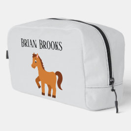 Neceser Caballo pequeño lindo nombre personalizado