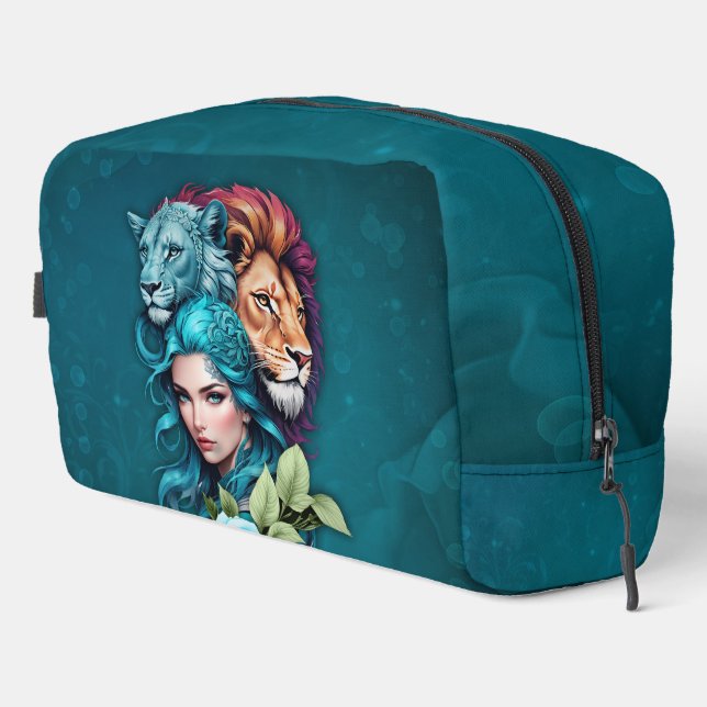 Neceser Cabeza de mujer hermosa con ojos expresivos (Esquina derecha)