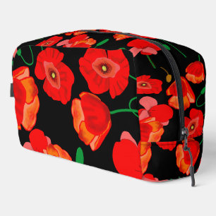 Neceser Cachorros rojos en ilustracion de fondo negro