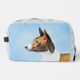 Neceser Caja de pintura Basenji Castaño Rojo Brindle Arte 
