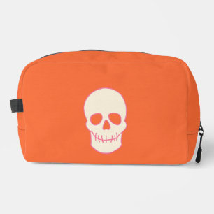 Neceser Calavera en rosa, naranja y crema