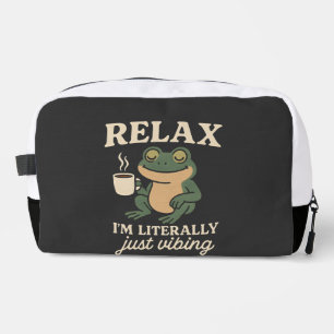 Neceser Camiseta divertida de rana retro con estética meme