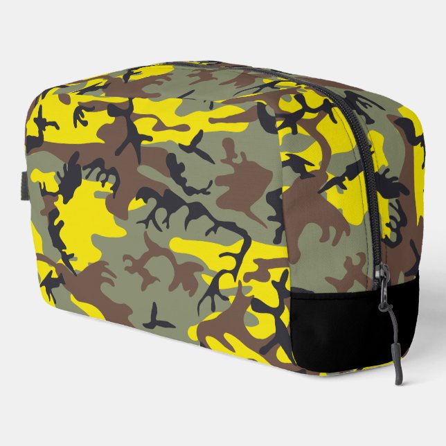 Neceser Camuflaje amarillo y marrón, ejército (Esquina derecha)