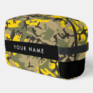Neceser Camuflaje amarillo y verde Tu nombre Personaliza