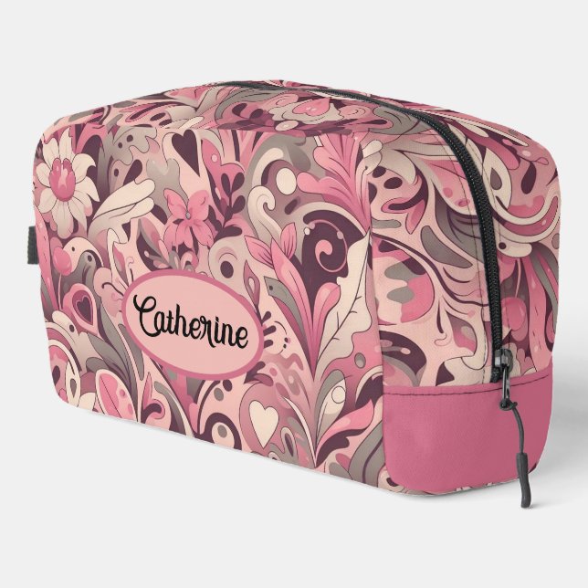 Neceser Camuflaje floral personalizado (Esquina derecha)