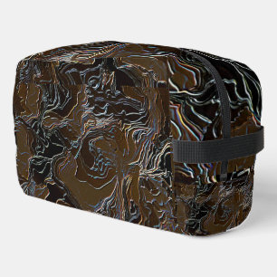 Neceser Camuflaje marrón metálico